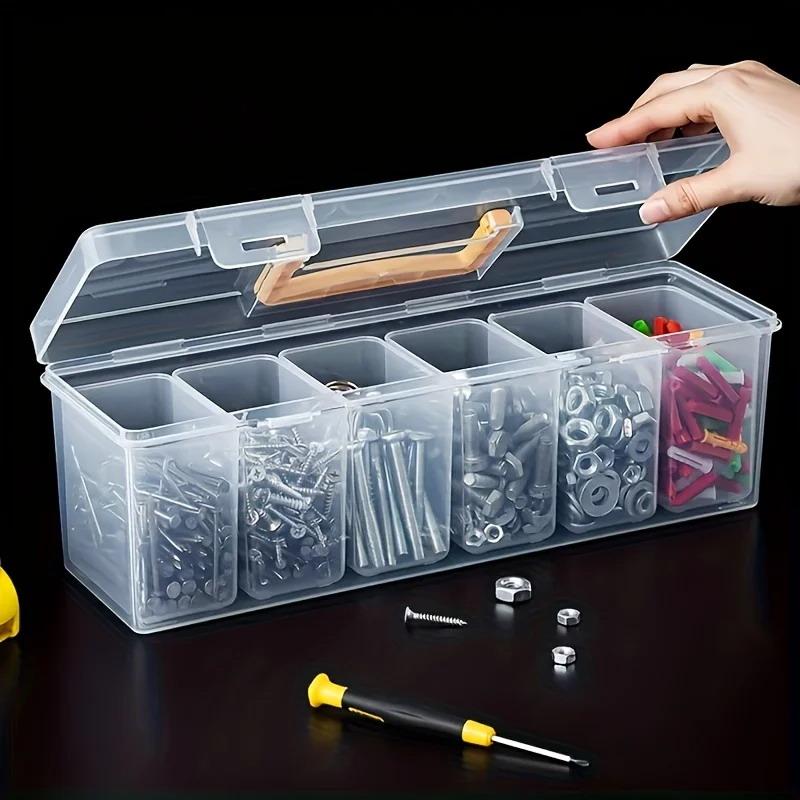 Electronics Repair Garage - 7 Parça Şeffaf Parça Saklama Kutusu