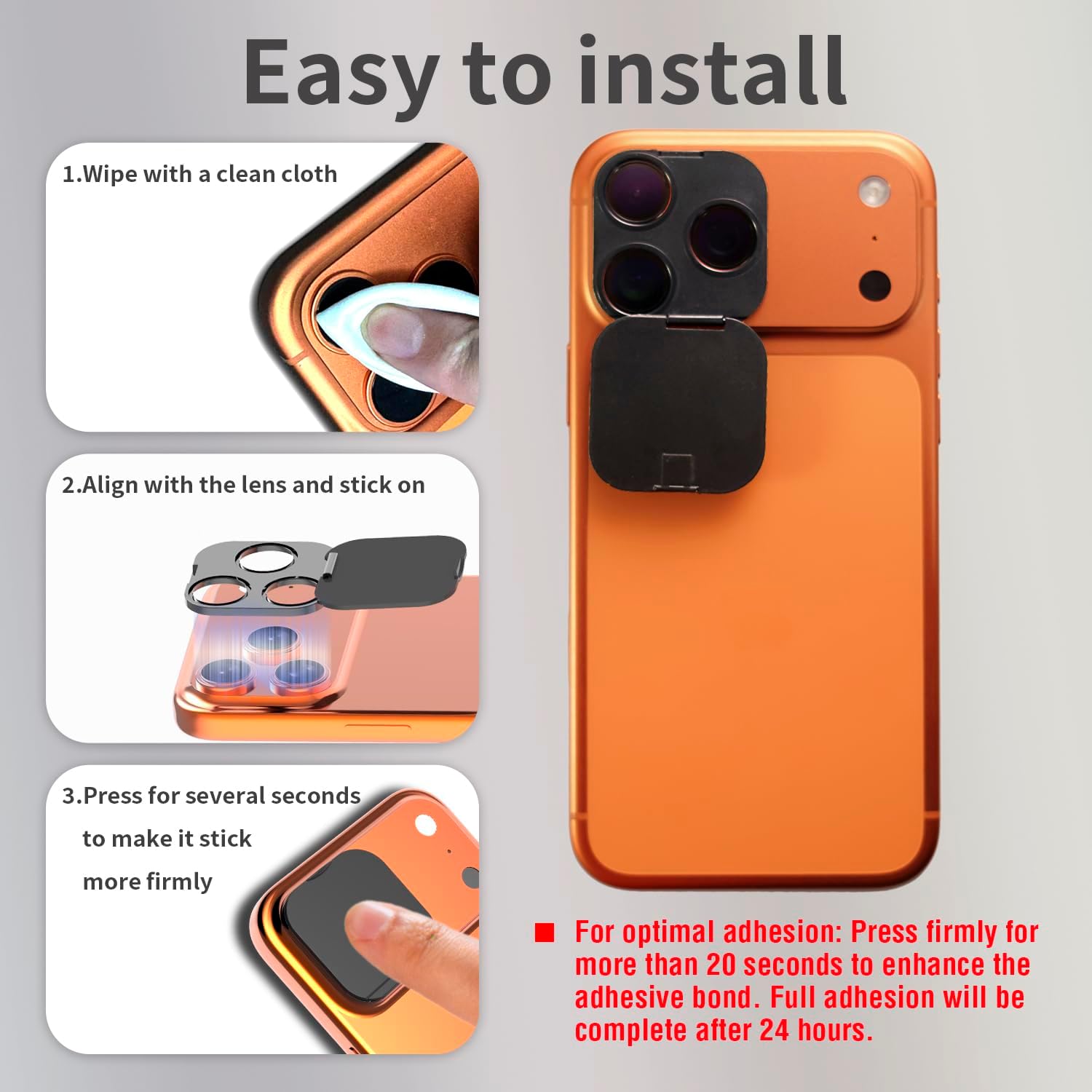 Telefon Kamera Lens Kapağı Giz - Back Cover Adhesive incelemesi ve fiyatı