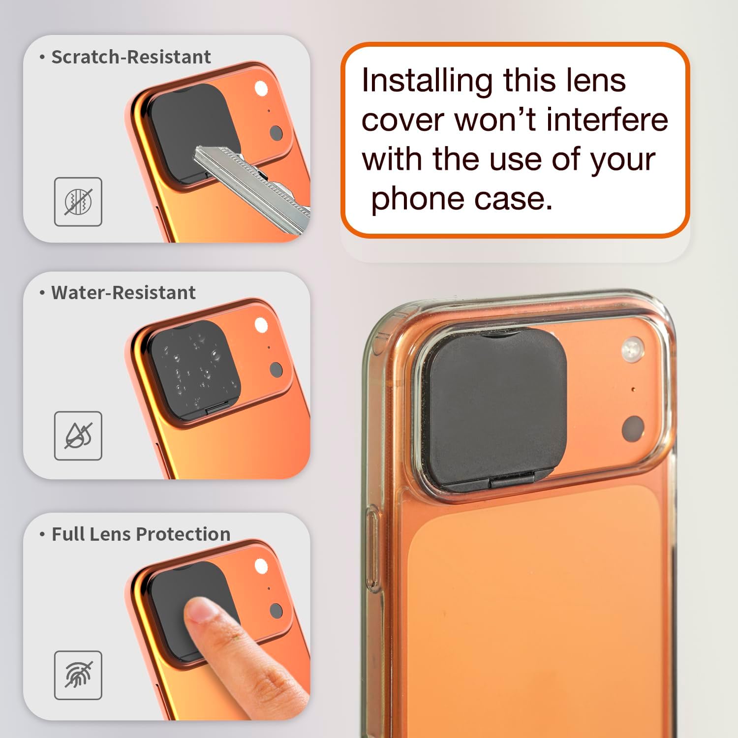 Telefon Kamera Lens Kapağı Giz - Back Cover Adhesive incelemesi ve fiyatı